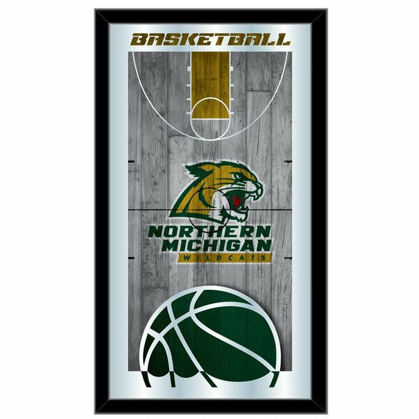 Holland Bar Stool Co Northern Michigan 15" x 26" Basketball Mirror MBsktNorMic